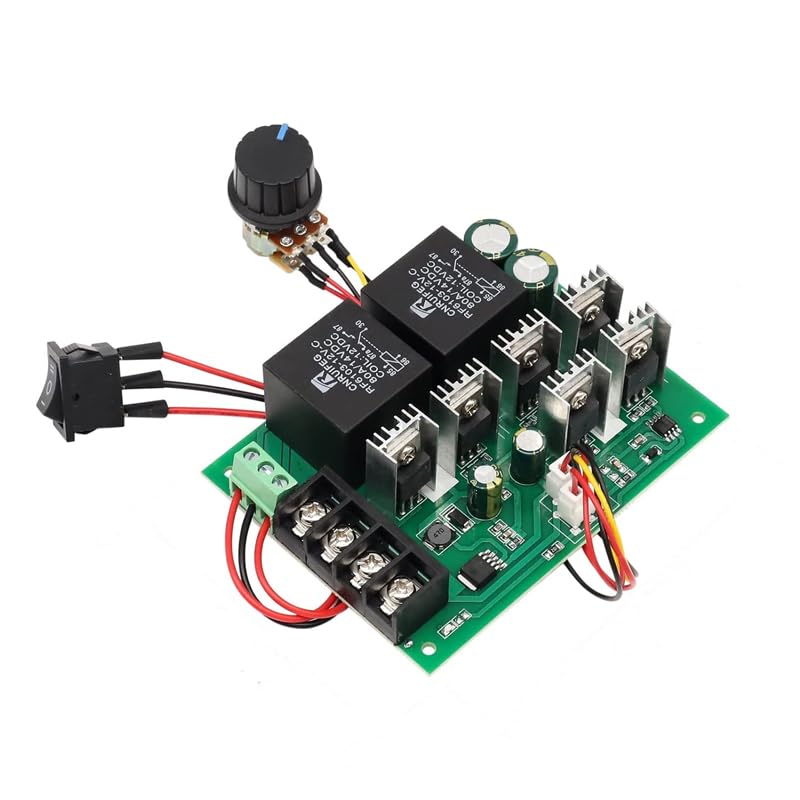 Gerui DC 9-50V 40A Motor Controller, DC Motor Speed Control | Reversible Controller 12V 24V 36V 48V 2000W Power Reversible