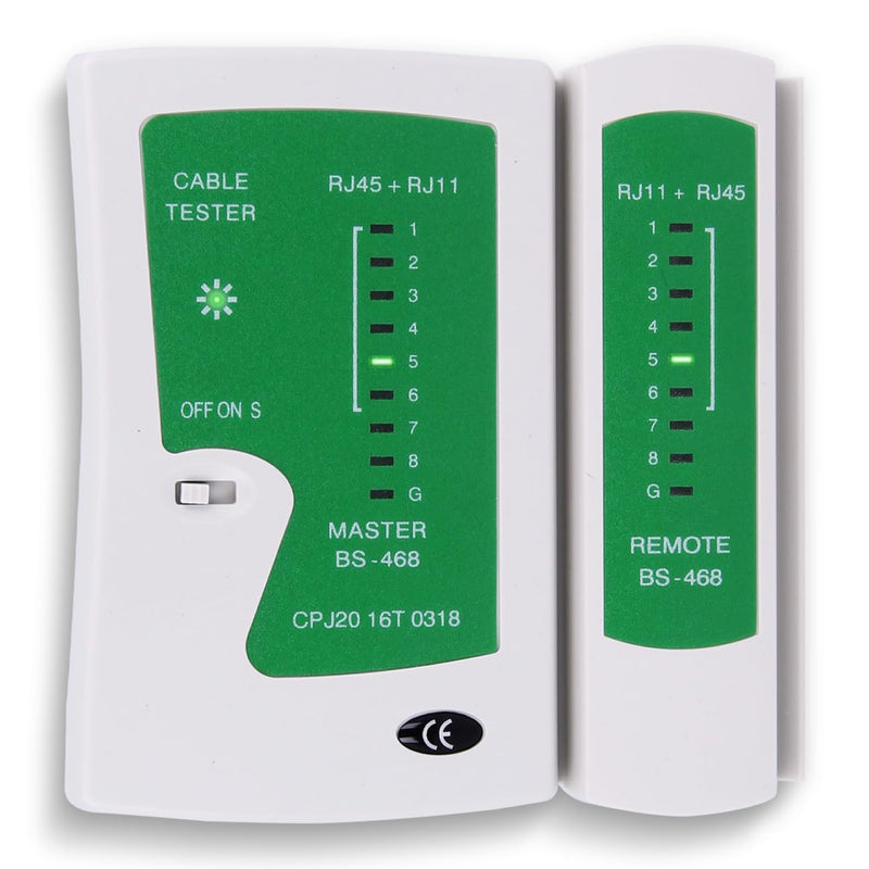 [Australia - AusPower] - LAN Network Tester RJ45/RJ11/RJ12, ISDN, Cat 5/5e/6 Cable, with Case 