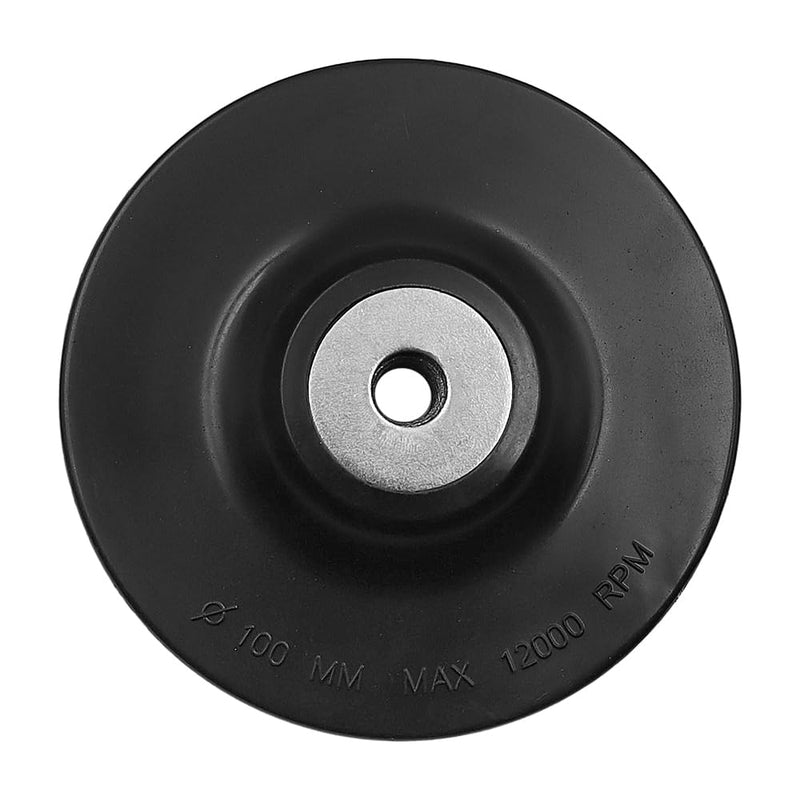 [Australia - AusPower] - Tiardey 4" 100mm Angle Grinder Backing Pad Rubber Backing Pad M10 Thread Grinding Disc Backing Pad Polishing Pad 