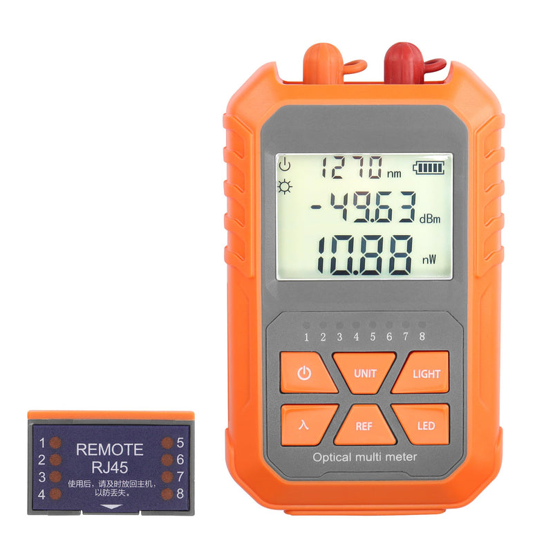 [Australia - AusPower] - SinLoon Fiber Optic Power Meter, Fiber Optic Tester, Portable Network Cable Tester, FC/SC/ST, Universal Interface, Fiber Optic Tester, 2MW, Visual Fault Location, LED Lighting, OPM/VFL 