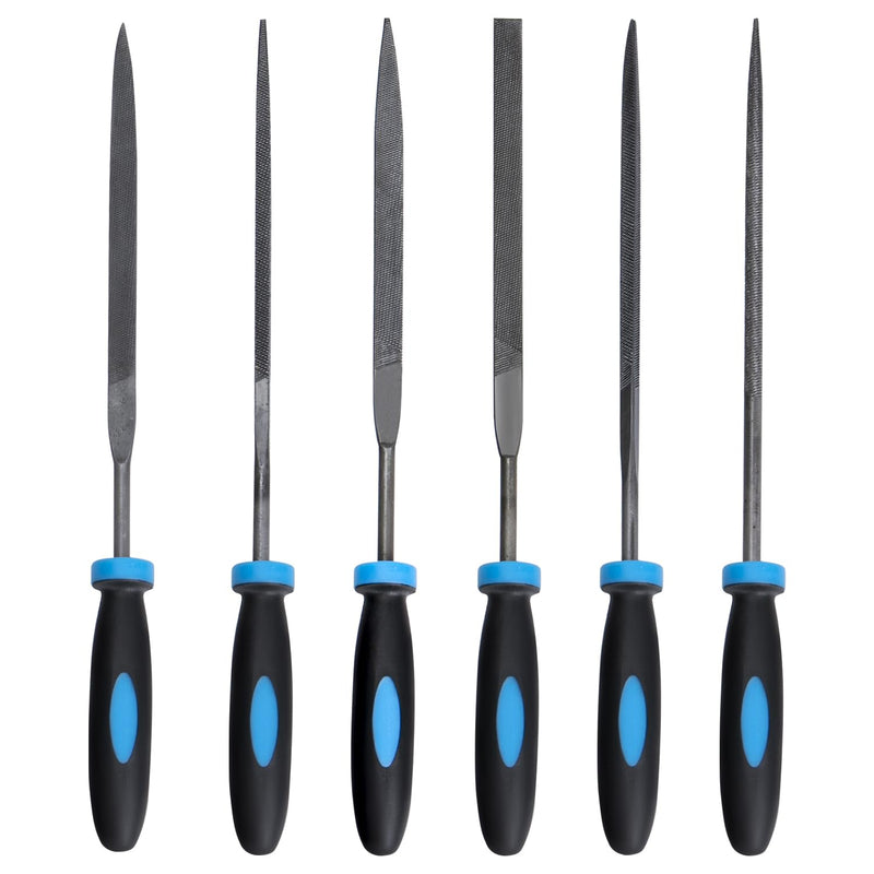 File Set Metal Professional File 6-Piece Metal File Mini File Set File Set Key Files Wooden File Round File Wooden File Set Needle Files Set for Workshop DIY