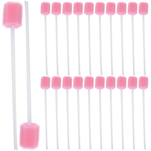 Healvian Disposable Mouth Sponge Sticks, Pack of 100, Hygienic, Sterile for Gentle Teeth and Gum Cleaning, Oral Care Swabs, Ideal for Children, Elderly and Travelers