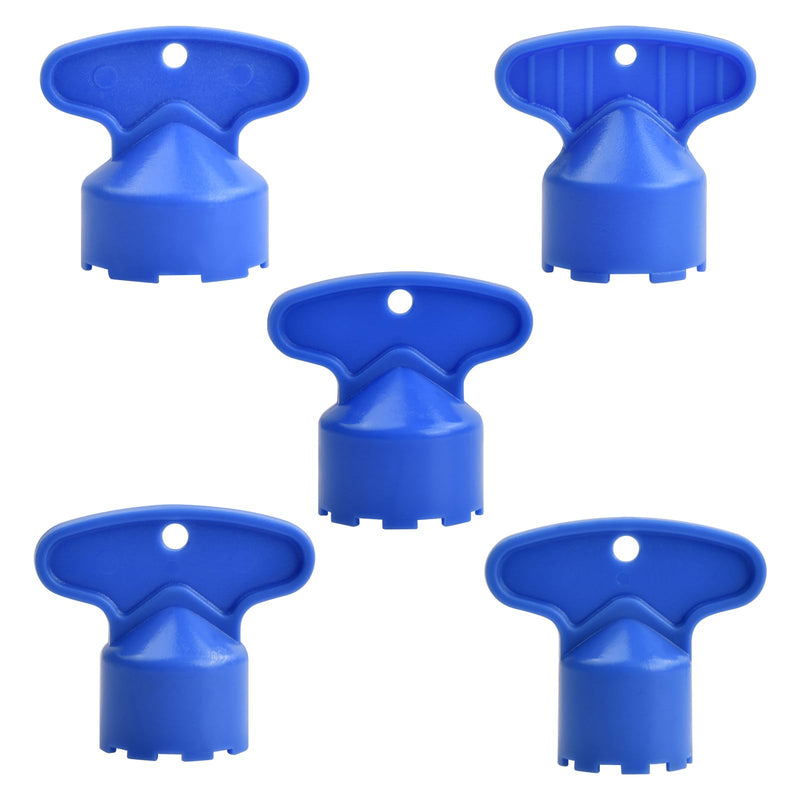 [Australia - AusPower] - Pack of 5 Tap Aerator Key, Tap Filter Key Disassembly Tool, Plastic Key Tool, Tap Key for Bathroom Kitchen Sink (M16.5/M18.5/M21.5/M22.5/M24) 