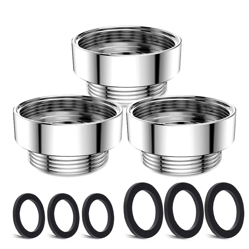 [Australia - AusPower] - 3 Piece Tap Adapter, CNYMANY Male M22 mm to Female M26 mm Adapter for Kitchen Aerator Sink Tap Adapter Garden Hose Connect Water Filter Standard Hose via Diverter Männlich M22mm auf Weiblich M26mm 