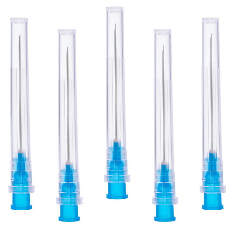 [Australia - AusPower] - Pack of 100 23G (0.6 mm x 38 mm) Stainless Steel Dispensing Tube for Liquids, Industrial Laboratory Accessories for Household, Hobby, Oil, Adhesive, Individually Packed, 18G/19G/20G/21G/22G/23G 23g-38mm 