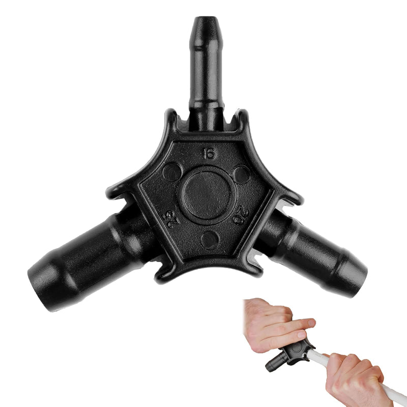 [Australia - AusPower] - Multi Calibrator for Plastic - Calibrator/Deburring for Multilayer Pipes - PEX-AL-PEX - Aluminium Composite Pipe Calibrator Mandrel - Diameter 16-20-25 - Tool for Plumbing (16-20-25) 