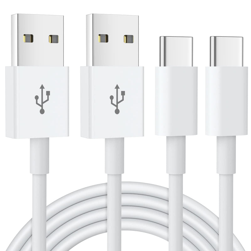 USB C Cable [2 Pieces 1 m], USB Type C Charging Cable Quick Charge for Samsung Galaxy S24 S23 S22 S21 S20 S10 S9 Note 10 9 8, iPhone 15 Pro, Google Pixel, Hawei, Xiaomi, OnePlus, Sony Xperia | Schnellladung für iPhone 17 16 15 Pro, Samsung Galaxy A55 A...