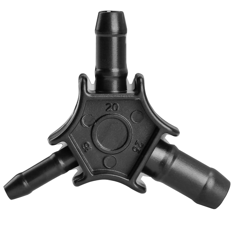 [Australia - AusPower] - GIONAR Multi Calibrator Calibrator Mandrel Deburring for Multilayer Pipes Calibrator Composite Tube with Diameter 16 mm, 20 mm, 25 mm, Black for PE PB PVC PPR Aluminium Composite Pipe 