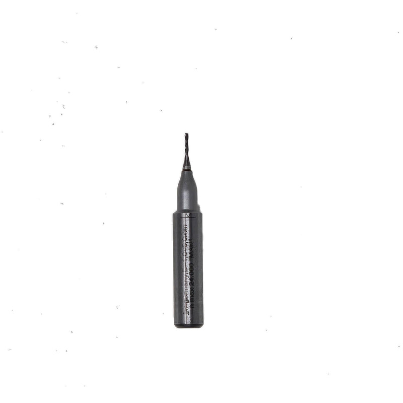 [Australia - AusPower] - jjw-germany Solid Carbide Spiral Groove Cutter Z= 2 for Hand Router with Steel Shaft 8.0 mm (D= 1.0 mm NL 5.0 mm GL 52) D= 1,0 mm NL 5,0 mm GL 52 
