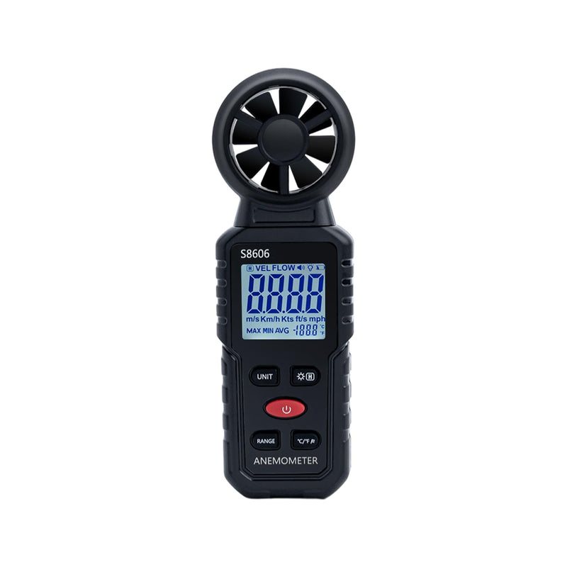 [Australia - AusPower] - Mcbazel 3 in 1 Handheld Digital Anemometer Wind Gauge Wind Gauge for Measuring Wind Speed Temperature Windchill for HAVC Drone Sailing Fishing 