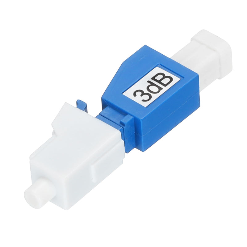 QUARKZMAN 3dB LC Fiber Optic Damper, LC/UPC SM Single Mode Fixed Fiber Optic Damper Male to Female for Fibre Optic Transfer Pack of 1 3 dB