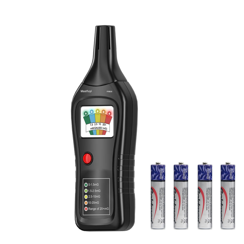 [Australia - AusPower] - EMF Meters, Electromagnetic Field Detector with 5 LEDs, Ghost Hunter Equipment, EMF Detector 30 Hz - 20,000 Hz, EMF Tester for Ghost Hunters, EMF Reader 