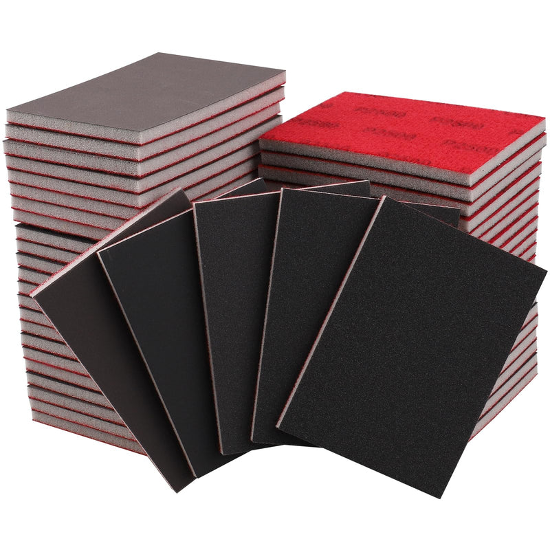 [Australia - AusPower] - Shineboc Sanding Sponges, Pack of 20, Soft, Flexible Wet/Dry Sandpaper, 180-3000 Grit Hand Sanding Blocks, Sanding Pads for Wood, Drywall, Metal, Paint, Car Body Repair Mix Grit 