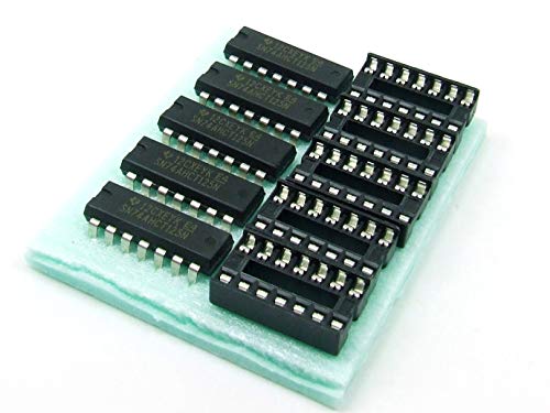 POPESQ Pack of 5 x 74AHCT125N with Socket #A579