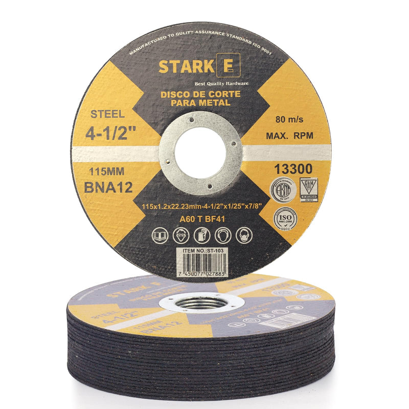 [Australia - AusPower] - Pack of 20 Extra Thin 1 mm Metal Cutting Disc, Professional 115 mm Precise Slat Discs, Fast Flap Discs for Metal Wood Steel, Universal Accessories Cutting Disc for Angle Grinders 