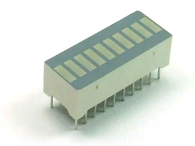 POPESQ 1 x Bar Indicator 10 LED Yellow #A205