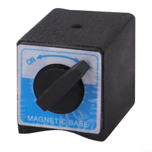 Magnetic Base with Strong Magnet, M8 x 1, 25 Thread Holes, Compact & Precise