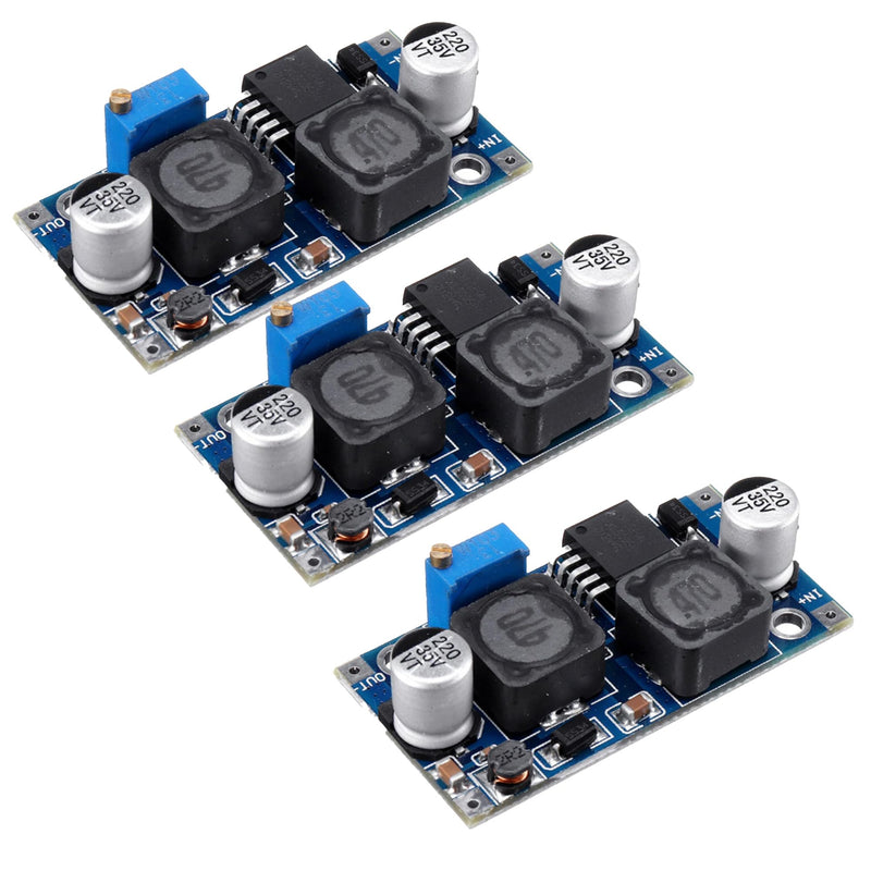 3pcs XL6019 1.5A Converter DC-DC 5-32V to 1.3-35V Step Up + Step Down Voltage Regulator Adjustable Lower/Increase Buck 5V 12V 24V 3 pcs