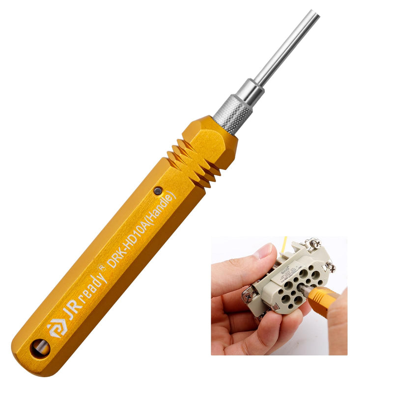 [Australia - AusPower] - JRready DRK-HD10A Contact Removal Tool for Removing Harting HAN D/Han DD Series of 10A 16A Cold Crimping Pins TE/WAIN Series 10A Clamps for Heavy Connector Pin Removal Tool from Terminals DRK-HD10A-EU 