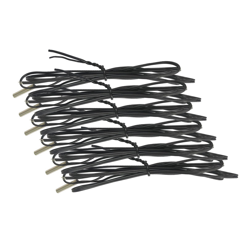 [Australia - AusPower] - Aideepen Pack of 6 NTC 10K B3950 1 m Digital Temperature Sensor Probe -50°C ~ 99°C Measuring Accuracy ±1°C, Resolution 0.1°C 