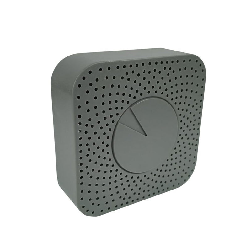 [Australia - AusPower] - Tuya ZigBee Intelligent Air Quality Monitor 5-in-1 Air Housekeeper HCHO/CO2/VOC/Temperature/Humidity Detector Supports Remote App Control Alarm Function Compatible with Home for Grey 