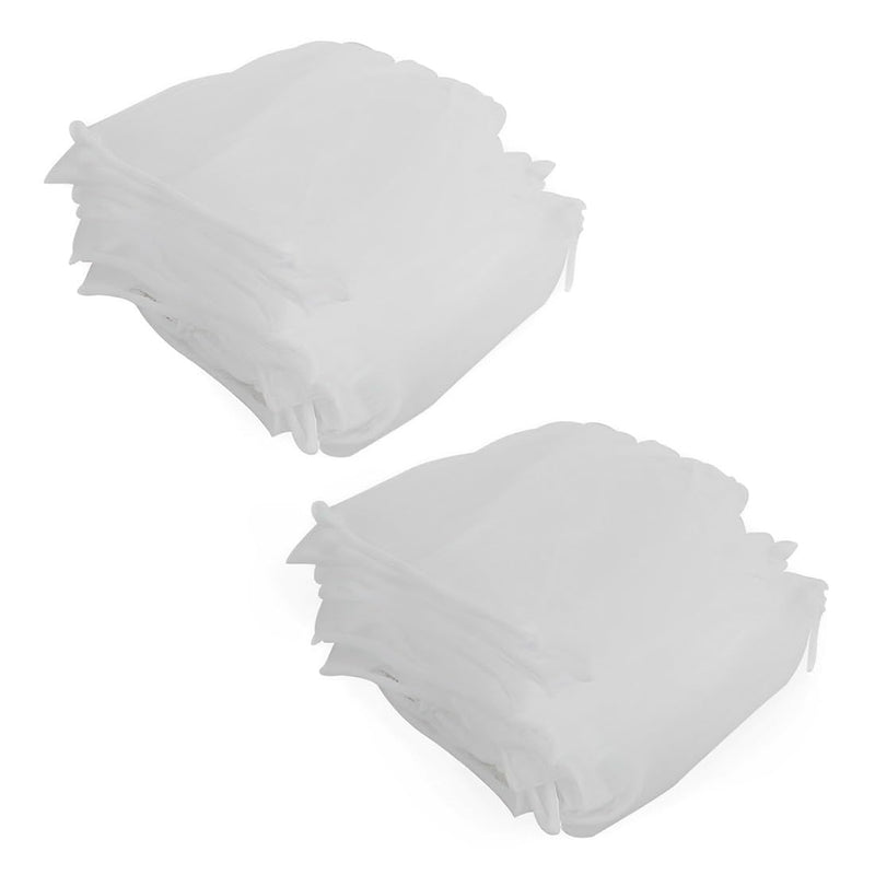 [Australia - AusPower] - SGERUFZ Pack of 100 Disposable Sink Filter, Kitchen Sink Strainer Bag, Elastic Sink Strainer Bag, Drain Strainer, Mesh Sewer Filter Bag, Rubbish Bag, Filter Net for Kitchen, Bathroom 