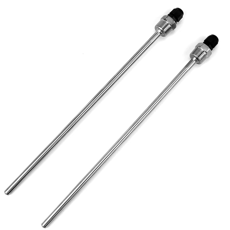 [Australia - AusPower] - FSWWSF Pack of 2 1/2 Inch Immersion Sleeves 300 mm Stainless Steel 304 Thread for Temperature Sensor Thermowell Diving Tube Protective Tube for Thermocouples Protective Tube for Temperature Sensor a 