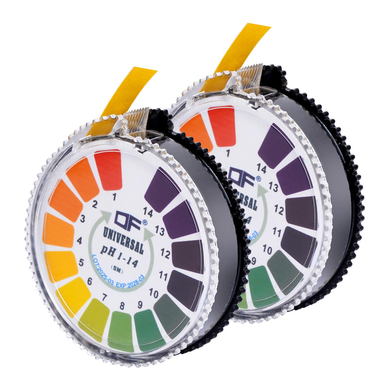 [Australia - AusPower] - Werownsgso Universal Test Strips, PH Test Strips Measurement Full Range 0-14 Litmus Paper for Acid Test Indicator Strips 5 m Long (2) 2 