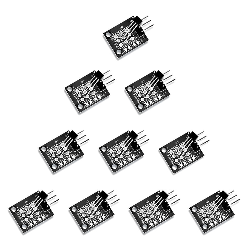 [Australia - AusPower] - KY-035 3.3V-5V Hall Effect Magnetic Sensor Module Digital Voltage Signal Analog Module PIC AVR Smart Car Pack of 10 