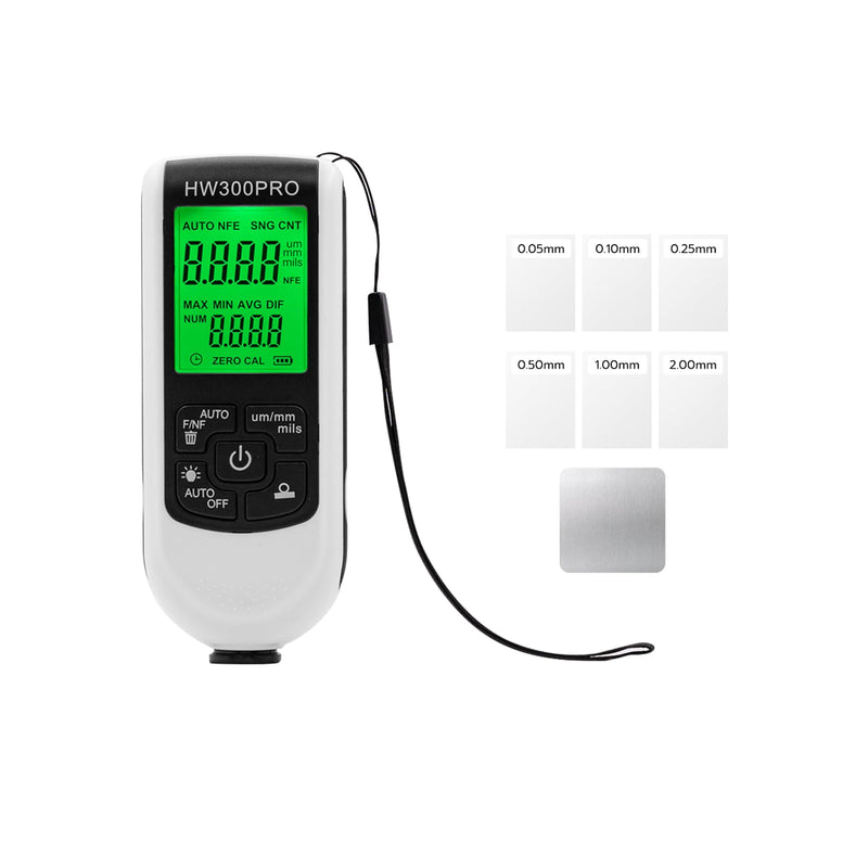 [Australia - AusPower] - Mcbazel Digital Coating Thickness Gauge, Paint Thickness Gauge, Car Paint Gauge, Measuring Range 0 to 2000um 