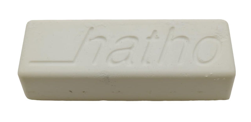 [Australia - AusPower] - Hatho Polistar Solid Polishing Paste - Pain for Prepolishing, Finishing, Super Finish on Precious Metals, Non-Precious Metals, Resins and Composites (White) Weiß 