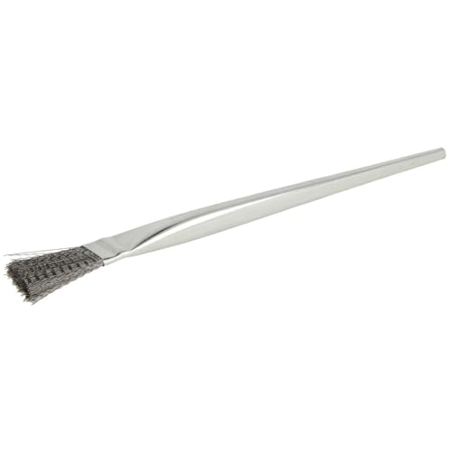 Wire Brush Burner Cleaning Brush Dust Disc Brush Steel Wire Brush Burner Brush for Oil Burner Maintenance & Cleaning Robust Steel Brush Fine