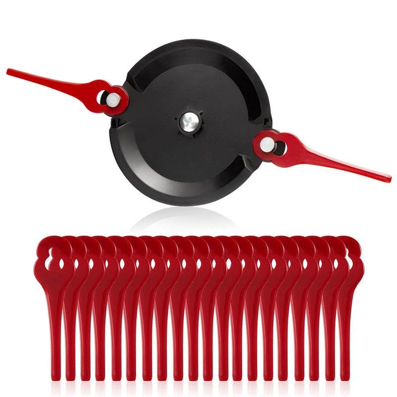 [Australia - AusPower] - Cutting Disc with 20 Blades Compatible with Florabest Edge Cutter FRTA 20 A1, FAT 18B2, FAT 18B3, Mounting Screws 1 X Disc With 20 Blades 