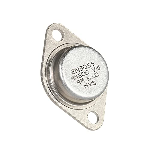 5pcs Power Transistor TO-3 15A 60V / 100V 2N3055 NPN Power Transistor, Stainless Steel
