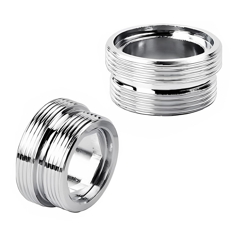 [Australia - AusPower] - Oiieco Tap Adapter M20 to M22, Male Thread Tap Adapter for Water Purifier, Metal Adapter for Water Filter Kitchen Faucets, Pack of 2 