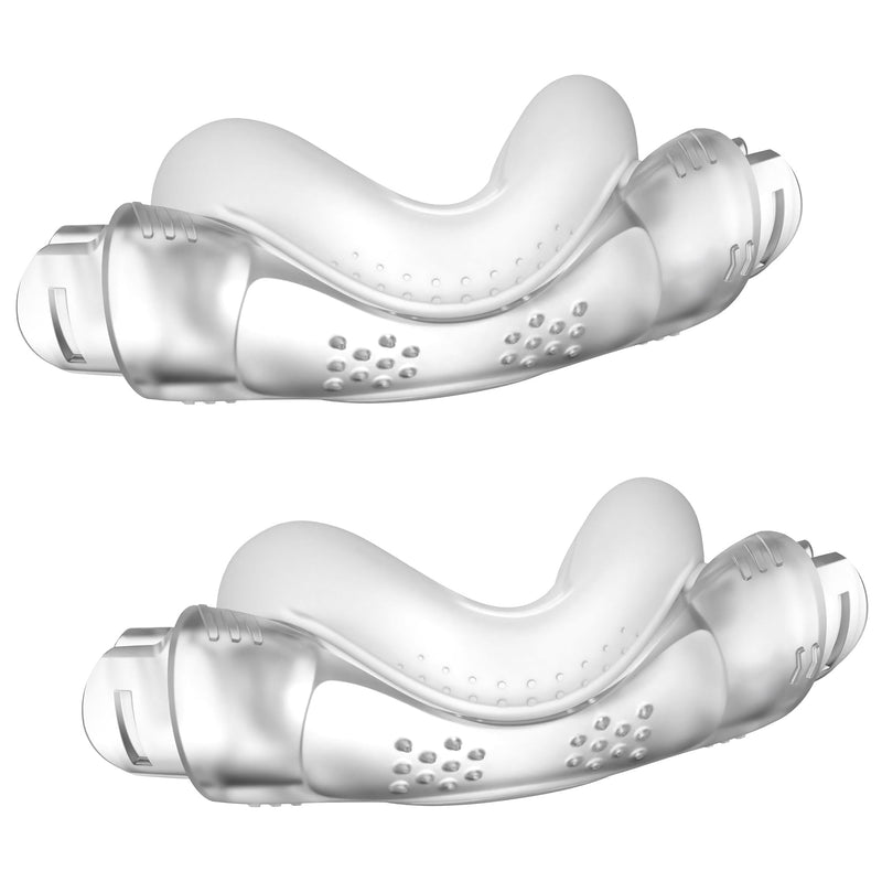 [Australia - AusPower] - 2 Pack Replacement Cushions for Airfit N30i (M), 2 Pack Old Version Curved Nose Pads Compatible with N30i, Soft & Comfortable, High Quality CPAP Accessories by BlessEase M 
