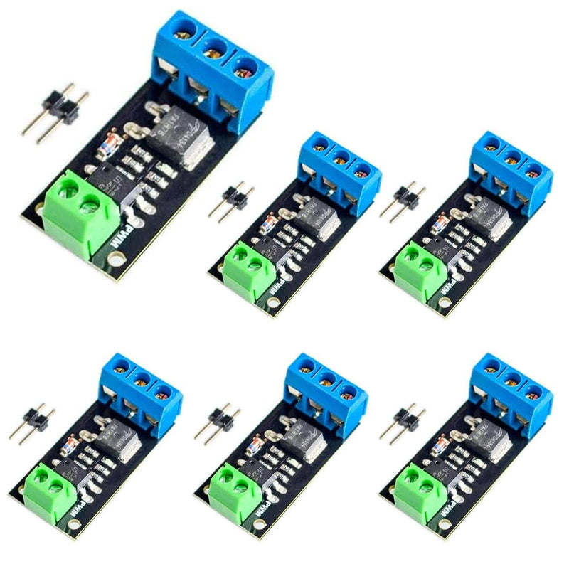 Gerui LR7843 FR120N D4184 MOSFET Control Module 30V 161A 100V 9.4A Pack of 6 | 40V 50A 3V or 5V Signal MOS Tube Field Effect Tube Module Replacement Relay for Arduino (D4184)