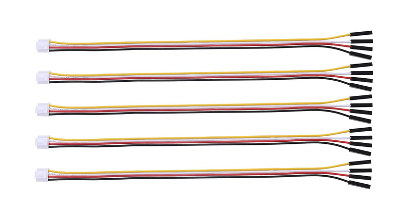4 Pin Female Jumper to Grove 4 Pin Conversion Cable - 2.54 mm Pitch Female Header to HY2.0 mm Connector for Arduino and Grove Modules (Pack of 5)