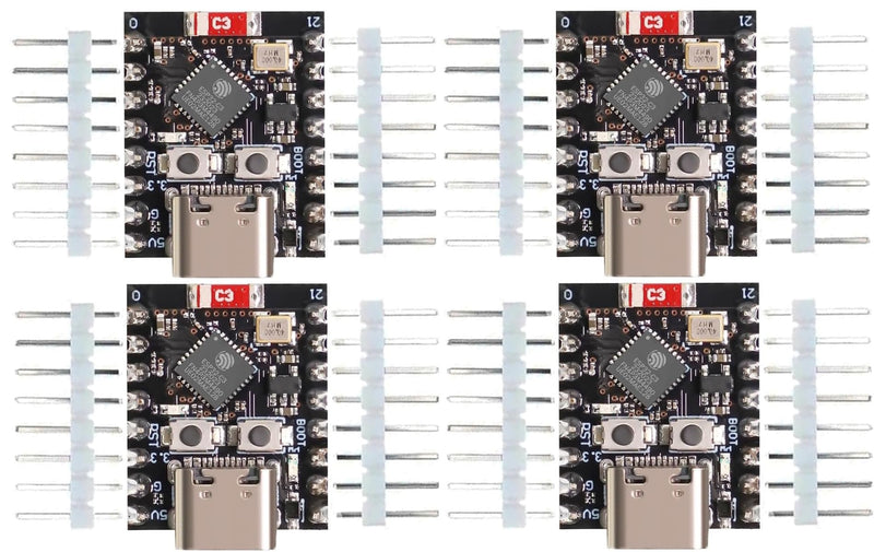 Pack of 4 ESP32-C3 Super Mini Development Board ESP32 C3 Mini Devkit