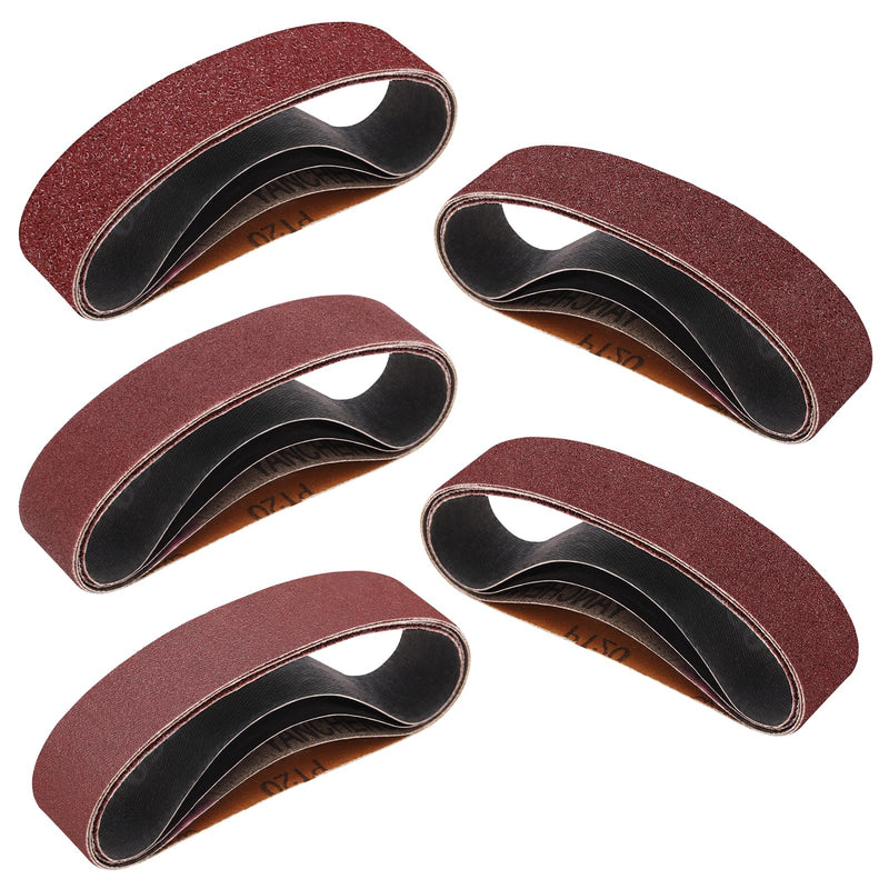 [Australia - AusPower] - Yofuly Sanding Belts 330 x 30 mm (120/320/600/800/1000 Mesh 4 Strips Each), Sanding Belt Set for Belt Sander Sander, Sander, for Sanding, Filing, Sharpening and Rust Removal (Pack of 20) 