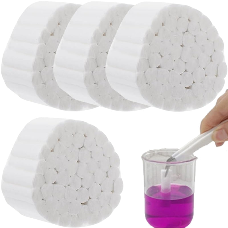 Cotton Rolls, 200 Pieces Dental Cotton Rolls, Dental Cotton Rolls, Cotton Rolls for Dentist, Dental Cotton Rolls, Highly Absorbent Cotton Ball, Nose Plug, Cotton Ball for Children, Adults, Nosebleed Kit