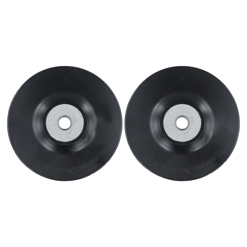 [Australia - AusPower] - Pack of 2 Fibre Discs 125 mm Sanding Discs Angle Grinder Sanding Disc Grinding Attachment for Angle Grinders Compatible with Grinders and Grinders with an Inner Diameter of 14 mm 