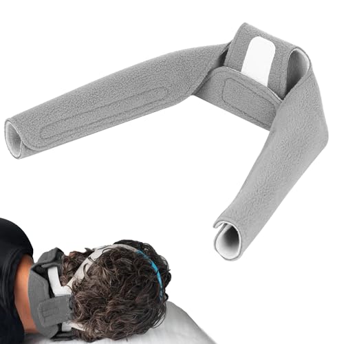 CPAP Neck Pad CPAP Neck Pad Headgear Strap Cover Universal Sleep Apnea Masks Neck Pads, Grey