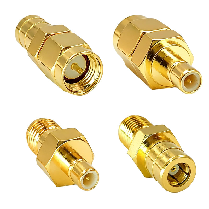 4 Type SMA to SMB Kit Coaxial Cable DAB Car Radio Antenna Adapter | For Aerial Pigtail Cable Car Satellite, Compatible with Sirius XM DAB Radio Antenna
