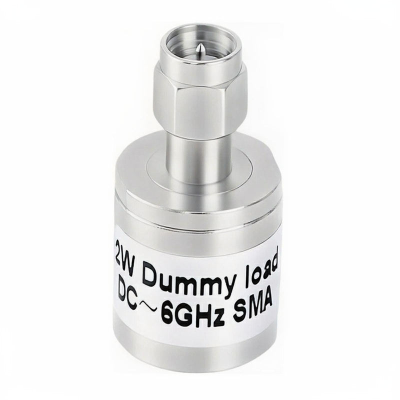BECEN 2W SMA Dummy Load DC-6GHz 50 Ohm SMA Male RF Dummylast HF VHF | 6GHz 2W SMA male dummy load low VSWR ideal for Ham Radio antenna signal testing BC-TE02-2W SMA