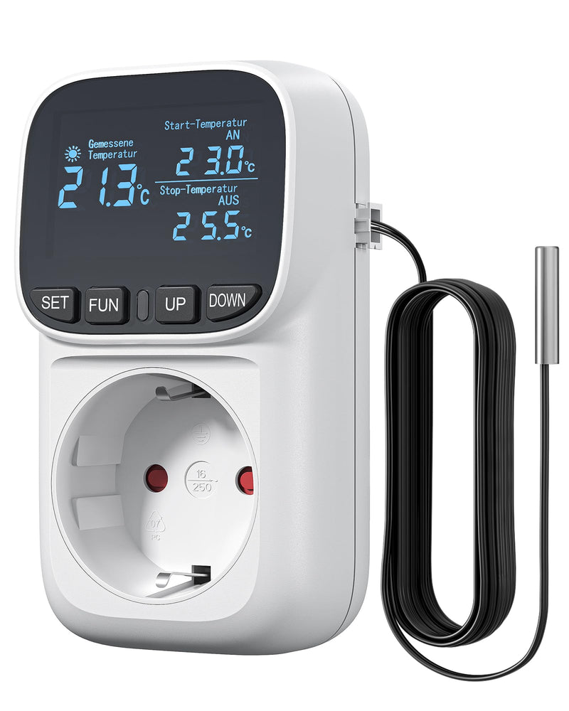 [Australia - AusPower] - DEWENWILS Temperature Controller Temperature Monitor DHTCS01A 