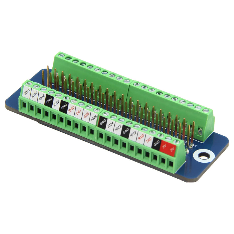 [Australia - AusPower] - Geekworm G469 GPIO Terminal Block Breakout Board for Raspberry Pi 4B/3B+/3B/ Zero 2W 