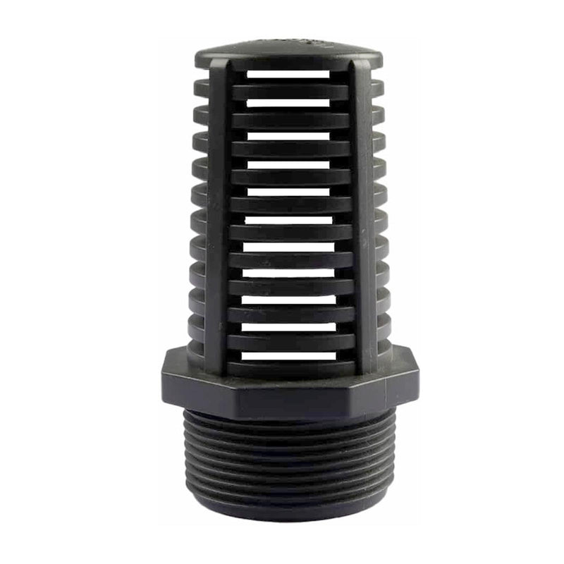 [Australia - AusPower] - Suction Overflow Strainer Drain Fitting Connector Water Pump Filter Thread Sieve for Aquariums, Ponds, Fish Tanks (1.5 Inches) 1,5" 