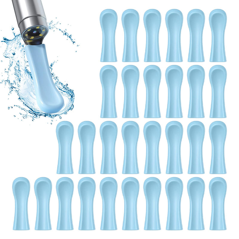 Pack of 30 Silicone Ear Wax Removal Tips, Ear Cleaner Replacement Tips for Ear Cameras, Ear Spoons, Ear Spoon Accessories for Ear Wax Removal Otoscope, Replacement Tips for Ear Suckers
