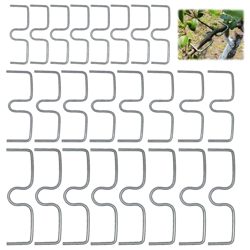 Branch Puller Holder for Fruit Branches, Fruit Tree Support Tools Set - 24 Pieces M-Shape Fruit Trees Support for Different Thicknesses of Branches, Fruit Trees Aesthetic Cultivation Tool